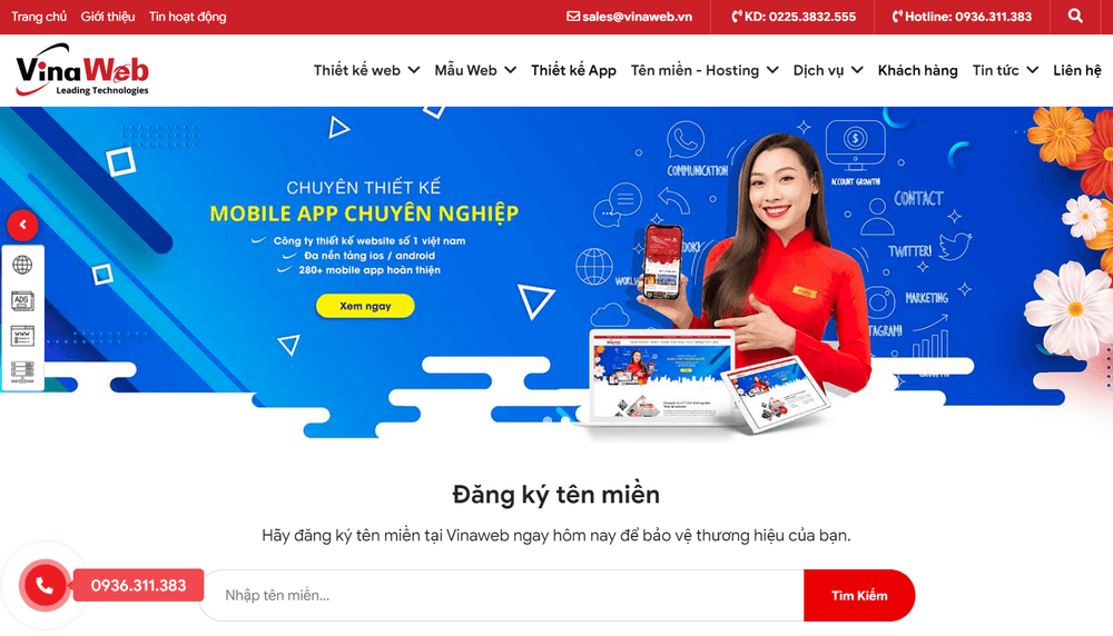 Công ty thiết kế web chuyên nghiệp tại Quảng Ninh Vinaweb