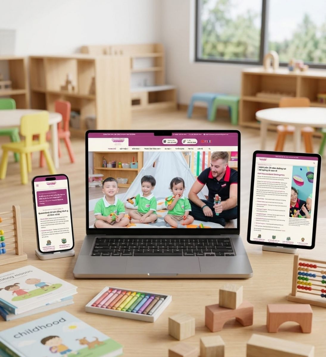 dien-mao-moi-website-he-thong-giao-duc-mam-non-queensland-2
