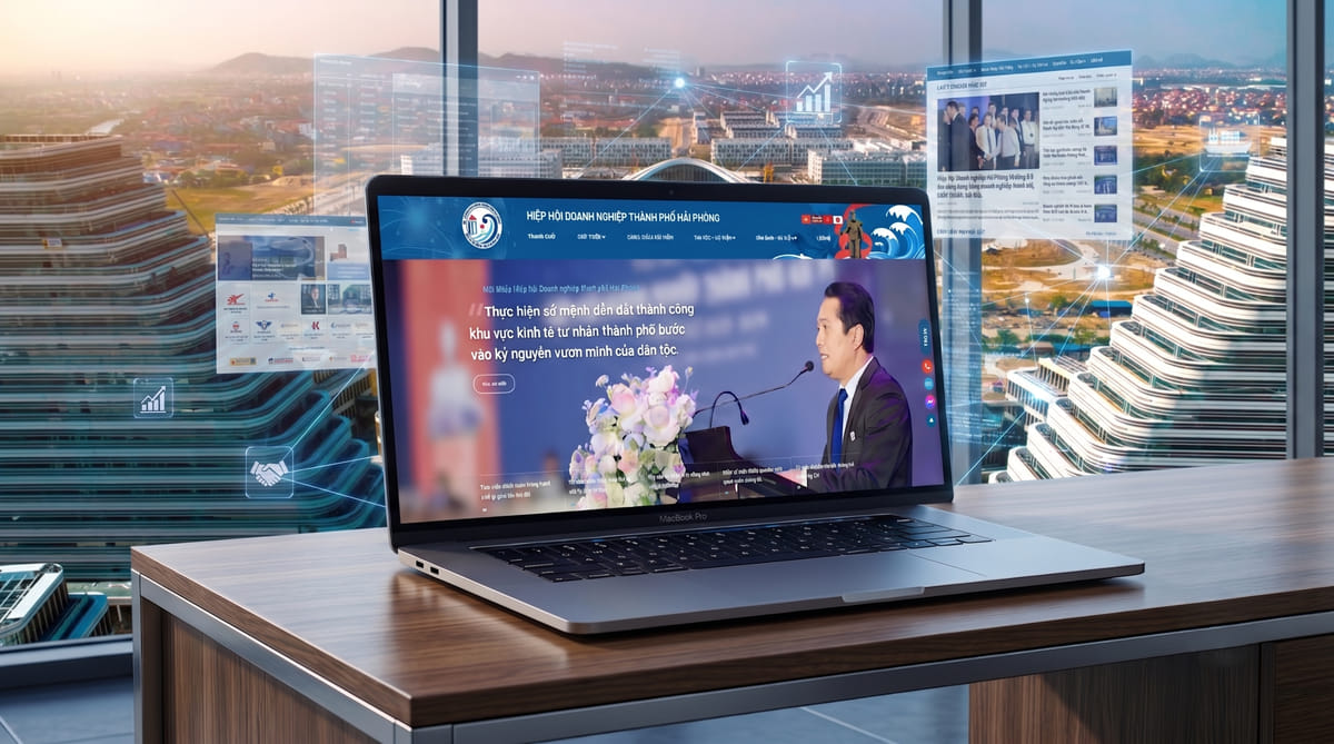 Dự án Website Hiệp hội Doanh nghiệp Thành phố Hải Phòng – Nâng cao kết nối cộng đồng doanh nghiệp