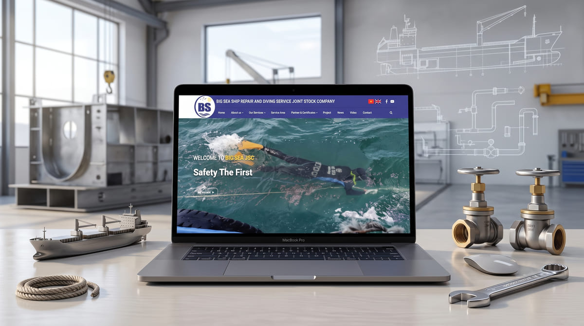 Big Sea JSC ra mắt diện mạo website mới