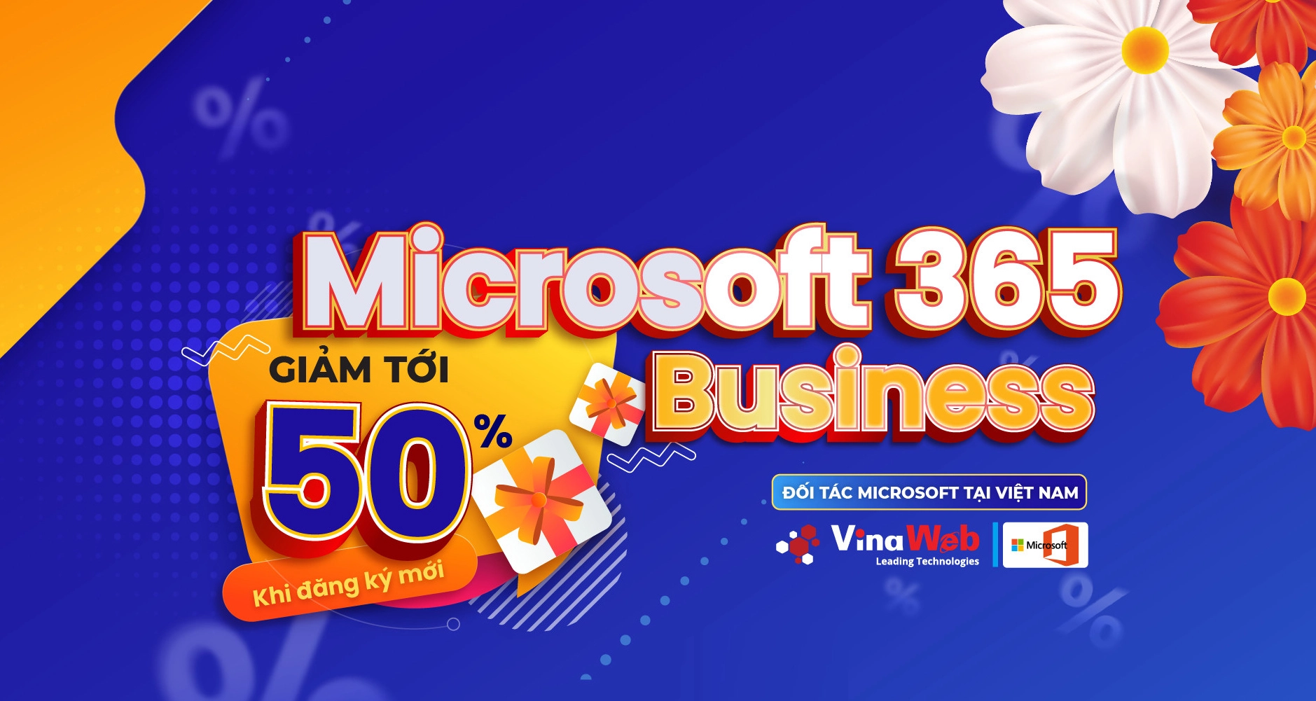 [Vinaweb Partner] Thông báo Giảm phí đăng ký và gia hạn dịch vụ Email Microsoft 365 Business