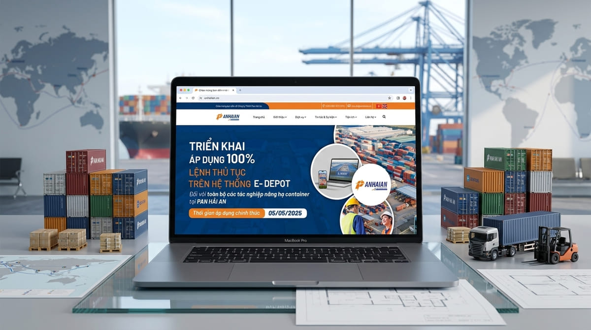 Vinaweb hoàn thiện website Công ty TNHH Pan Hải An