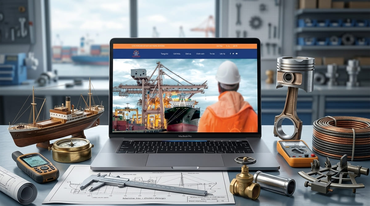 Diện mạo mới của website Nhật Anh Marine Hải Phòng